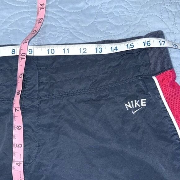 Nike Womens XL Athletic Capri Pants Black & Red Nylon - Picture 5 of 8